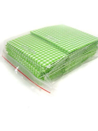 Artikel Plastic zak 10.5x10.5cm 16st. groen