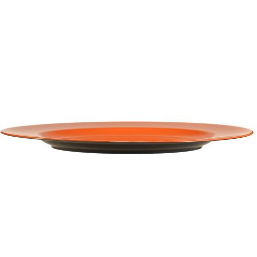 Artikel Oranje plastic borden – 28 cm – Ideaal voor feestjes en decoratie – 4 stuks