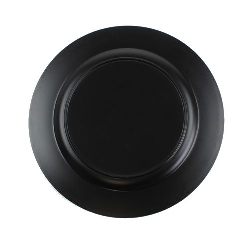Artikel Decoratieve borden rode kunststof borden Ø33cm met glazuureffect 6 stuks