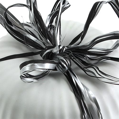 Artikel Raffia lint zwart zilver cadeaulint deco lint 200m