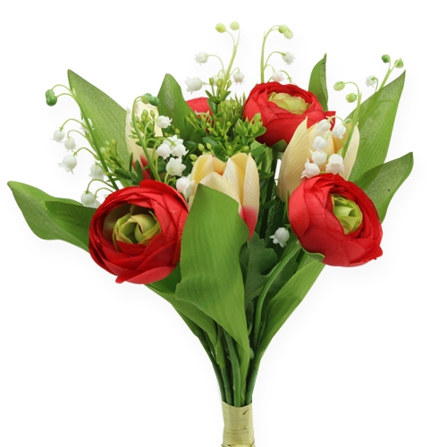 Floristik24 Ranunculus boeket Tulpenboeket rood
