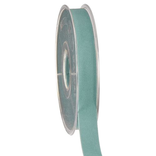 Artikel Fluwelen lint lichtblauw decoratief lint cadeaulint blauw 15mm 7m