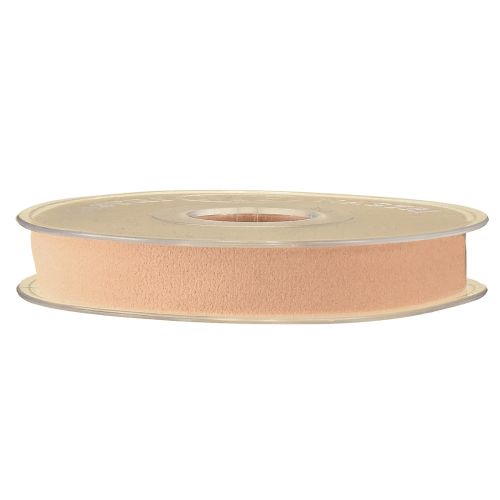 Artikel Fluwelen lint zalmroze cadeaulint decoratief lint 15mm 7m