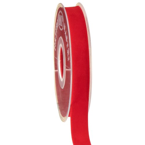 Artikel Fluwelen lint rood decoratief lint fluweel 15mm 7m