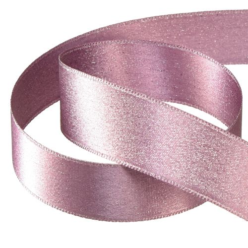 Artikel Decoratief lint, glanzend lint, roze, breedte 25 mm, lengte 20 m