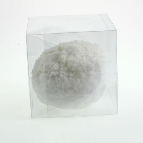 Floristik24 Sneeuwbal met glitterwit 25 cm