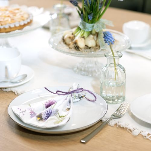 Artikel Servetten Zomer Hommels Bijen Decoratie 25x25cm 20 stuks