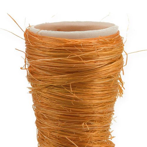 Floristik24 Sisal vaas oranje Ø3cm L30cm 12st