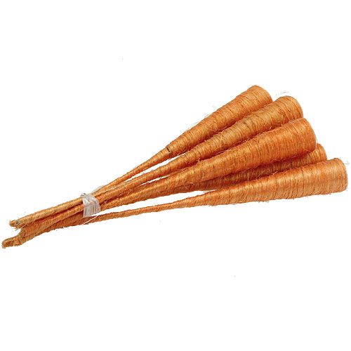 Floristik24 Sisal vaas oranje Ø3cm L30cm 12st