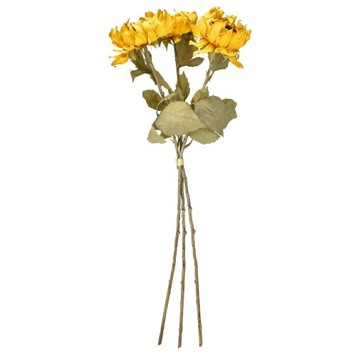 Artikel Kunstzonnebloemen, zonnebloemdecoratie, Drylook, L60cm, 3 stuks