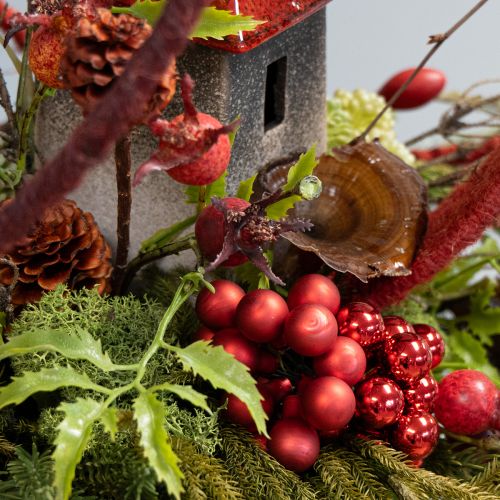 Artikel Mirror Berries Rood Mat, Glanzend Ø1,5cm 140 stuks