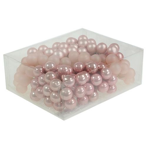 Floristik24 Spiegelbessen roze mix Ø20mm 140p