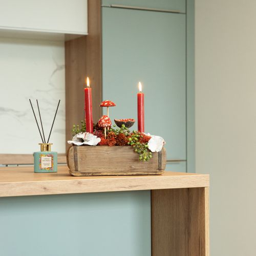Floristik24 Taper Candles Rode Kaarsen Kaars Decoratie Kerstmis Ø21/170mm 6 Stuks