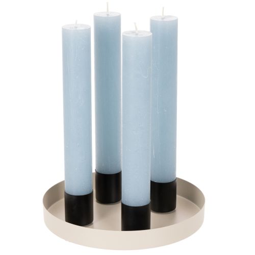 Magnetische kaarsenhouder, matte afwerking, 4 cm, 4 stuks | Floristik24.nl