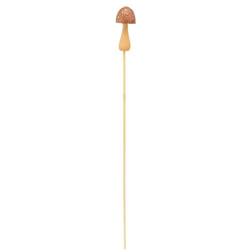 Artikel Bloemplug paddestoel sierplug hout bruin Ø2,5cm 8 stuks