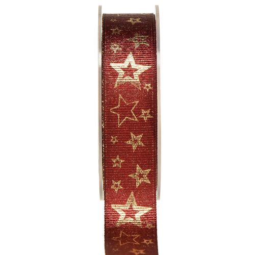 Artikel Sterlint sierlint Kerst rood goud B25mm L15m