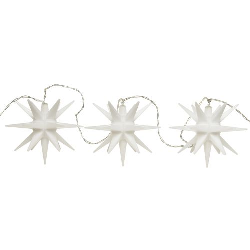 Sterrenlichtketting witte LED binnen buiten timer 225cm