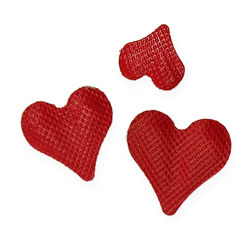 Artikel Strooi decoratie harten rood 5-8mm 1000st