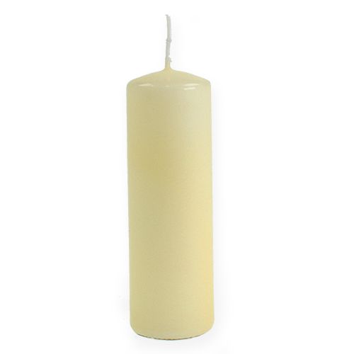 Floristik24 Stompkaars 120/40 crème 24 st
