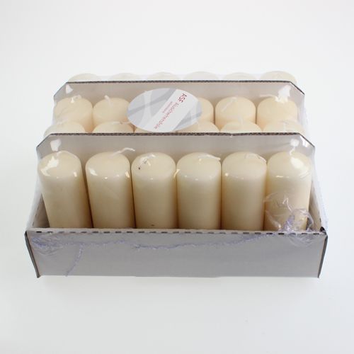 Artikel Stompkaars 120/40 crème 24 st