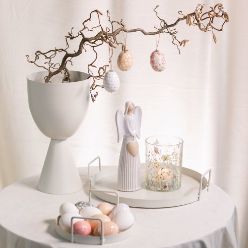 Artikel Dienblad met praktische handgrepen voor veelzijdige decoratie-ideeën met bloemen en natuurlijke materialen, 30 cm