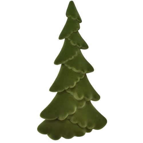 Kerstboomdecoratie kerstboom dennengevlokt groen 76cm