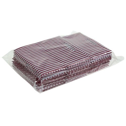 Floristik24 Zakje plastic Bordeaux soort. 12cm x 12cm 12 stuks