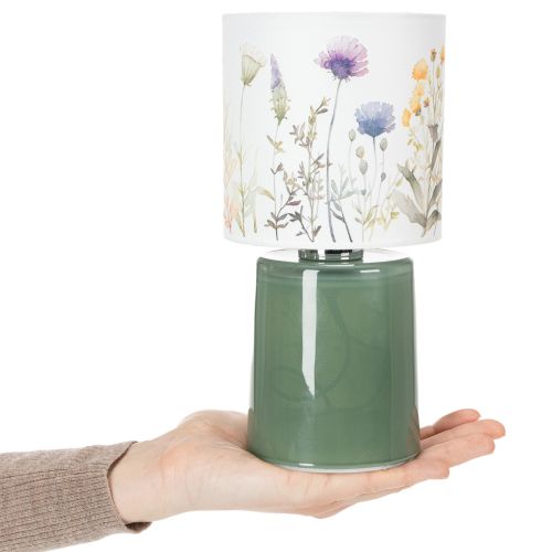 Artikel LED-tafellamp met bloemenpatroon voor stijlvolle woonkamerverlichting, 23 cm