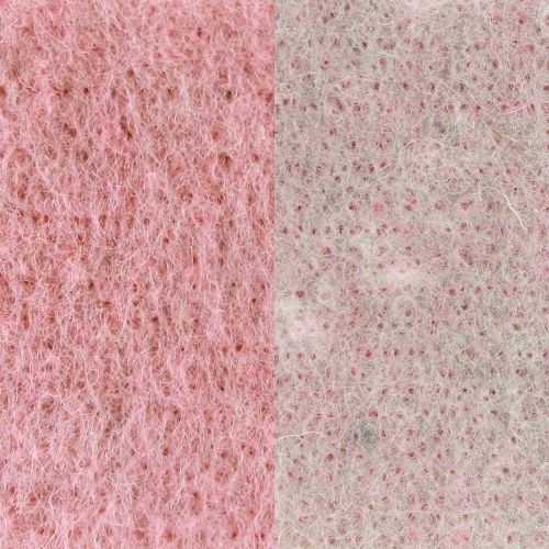 Artikel Potlint decoratief lint wolvilt wol oudroze grijs 7,5cm 5m