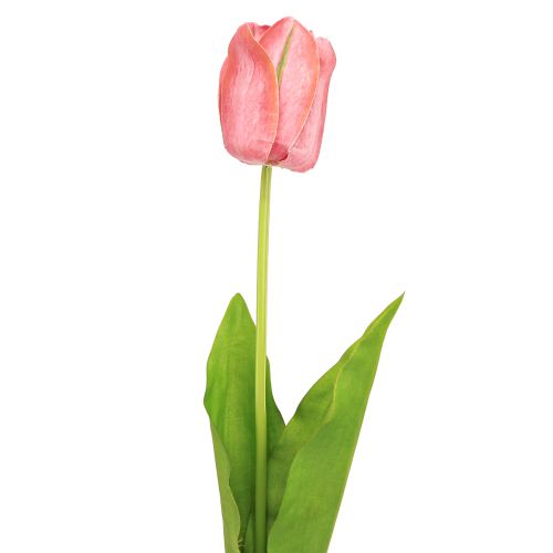 Tulp kunstbloem rood, oranje kunst voorjaarsbloem H67cm