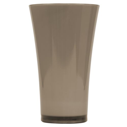 Artikel Vaas &quot;Fizzy&quot; Ø13,5cm H20cm platinagrijs 1 st