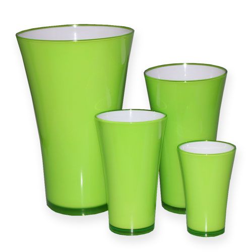 Artikel Kunststof vaas “Fizzy” appelgroen, 1 st