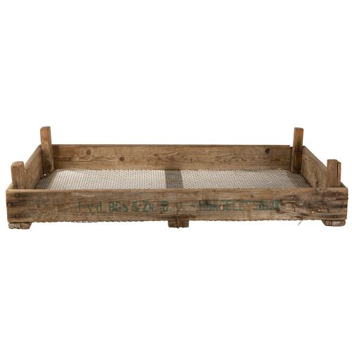 Artikel Vintage houten doos met gaas, landelijke stijl, 75×50×14cm