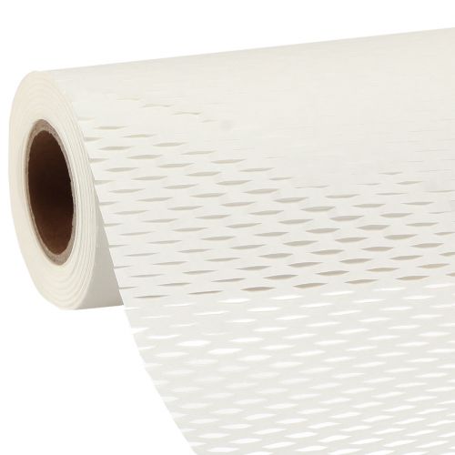 Artikel Inpakpapier van honingraatpapier in wit B50,5cm L2500cm