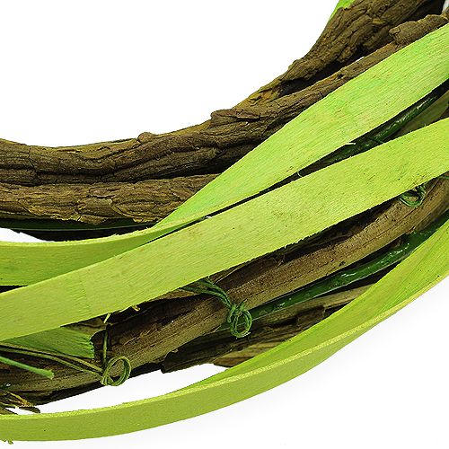 Floristik24 Rieten krans Ø25cm groen