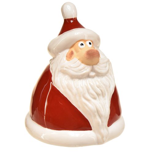 Artikel Kerstmanfiguur in rood 13 cm - ideale kerstversiering voor een feestelijke sfeer - 2 stuks