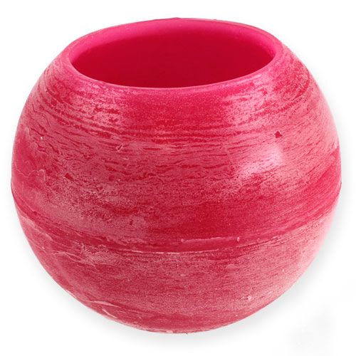 Floristik24 Lantaarn wax bal Ø 20cm roze