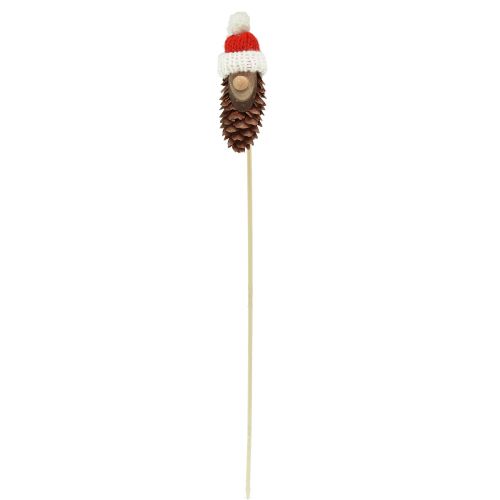 Floristik24 Kegelkabouter met hoed bloemstekkerkabouter 8cm 12 st