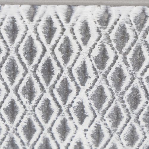 Zinken kom met diamantpatroon 30cm×18cm H15cm | Floristik24.nl