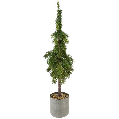 Puntspar in pot kunstkerstboom Ø12cm H70cm