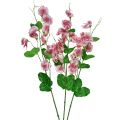 Floristik24 Kunstbloemen roze witte wikke Vicia tuinbloemen 61cm 3st
