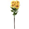 Floristik24 Kunstzonnebloemen Decoratieve bloemen Geel 79cm 3st