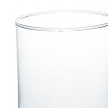 Floristik24 Hoge glazen vaas conisch bloemenvaas glas 30cm Ø10,5cm