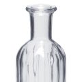 Floristik24 Flesvaas glazen vaas hoge vaas helder Ø7,5cm H19,5cm