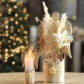 Engelenbeeldje als kaarsenhouder, goudkleurig, voor tafeldecoratie, 50 cm | Floristik24.nl