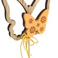 Floristik24 Bloemsteker vlinder siersteker hout 8,5x7cm 12 stuks