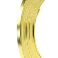 Floristik24 Aluminium platdraad goud 5mm 10m