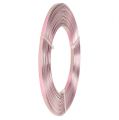Floristik24 Aluminium platdraad roze 5mm 10m
