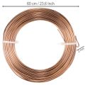 Aluminiumdraad 2 mm voor bloemschikken en knutselen, 60 m, 500 g | Floristik24.nl