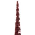 Decoratieve kerstboom, slanke boomfiguur op een houten voet, 60 cm | Floristik24.nl